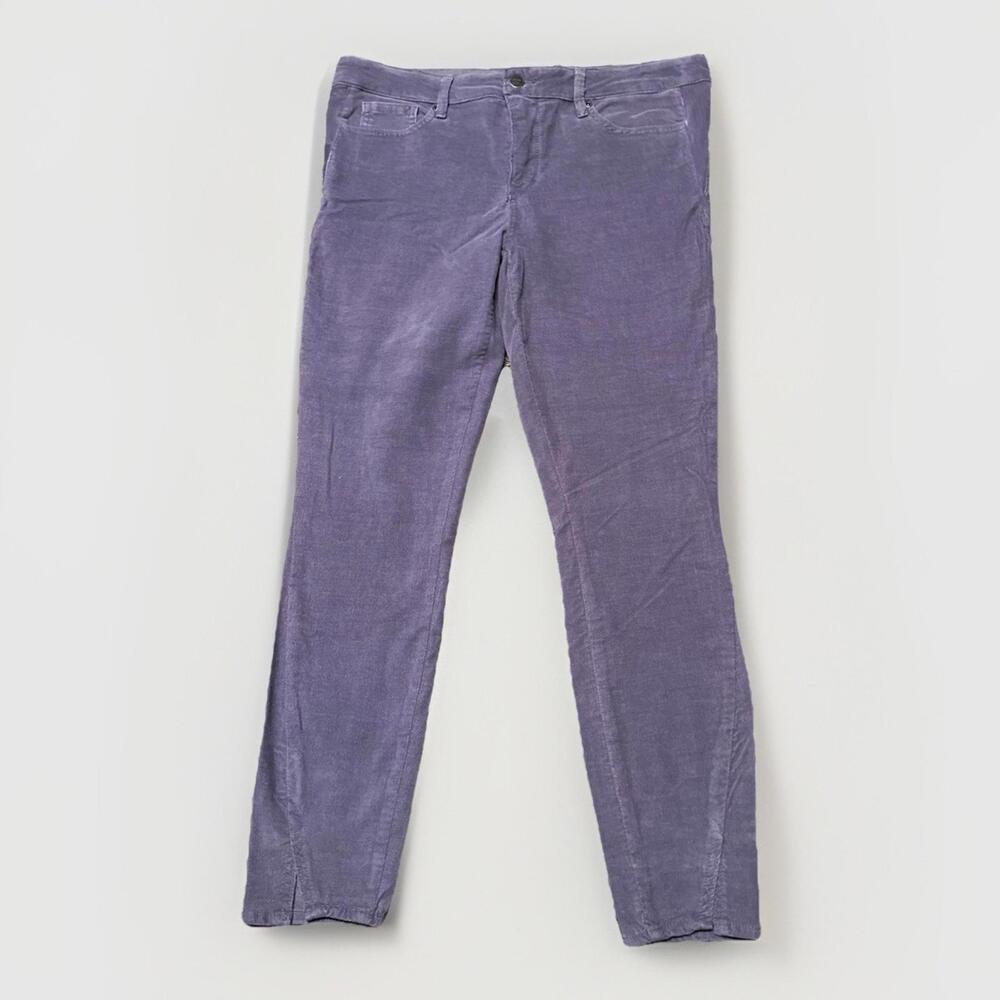 NYDJ Jeans Womens‎ 8 Purple Skinny Ankle Viscose Blend 36x28